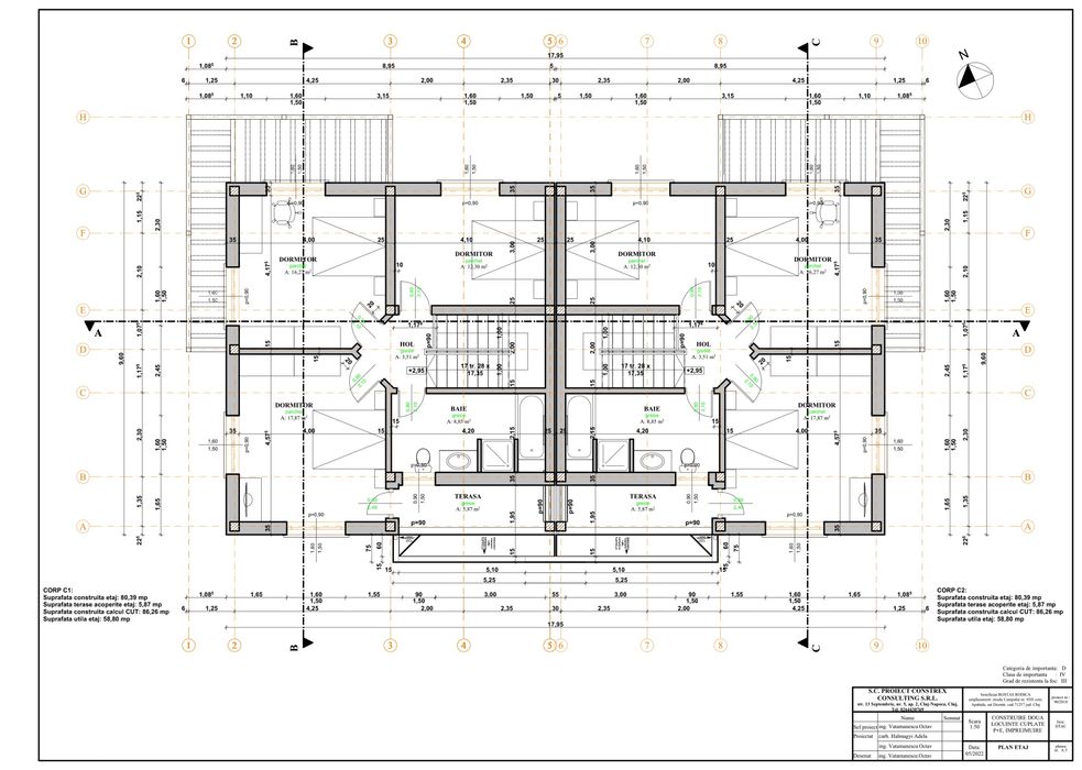 De vanzare casa individuala si duplex ,in loc Dezmir