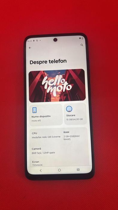 Telefon mobil Motorola E15, Dual SIM, 2GB RAM, 64GB -A-