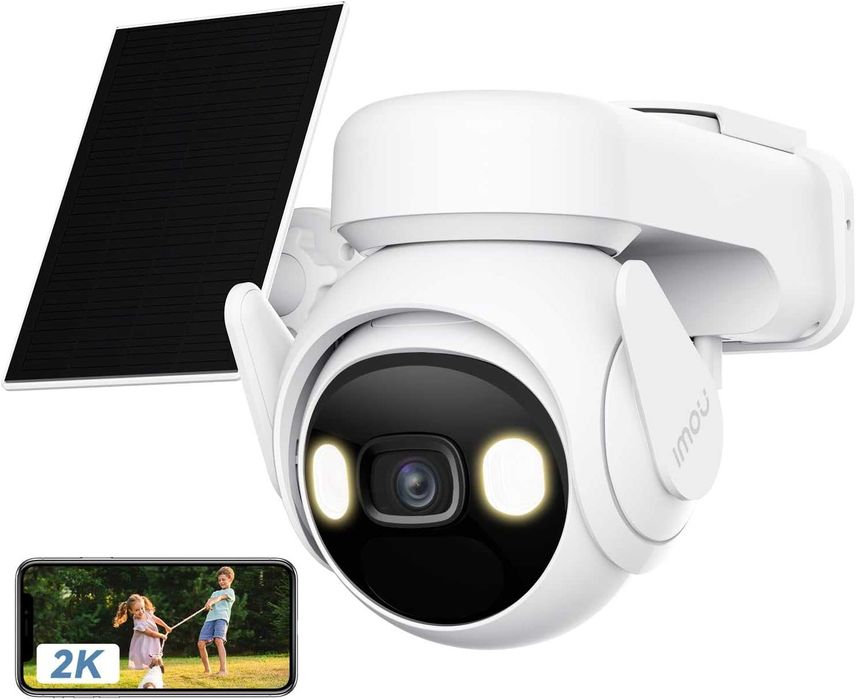 Imou 2K 15000 mAh WLAN IP камера, външна с AI разпознаване на хора