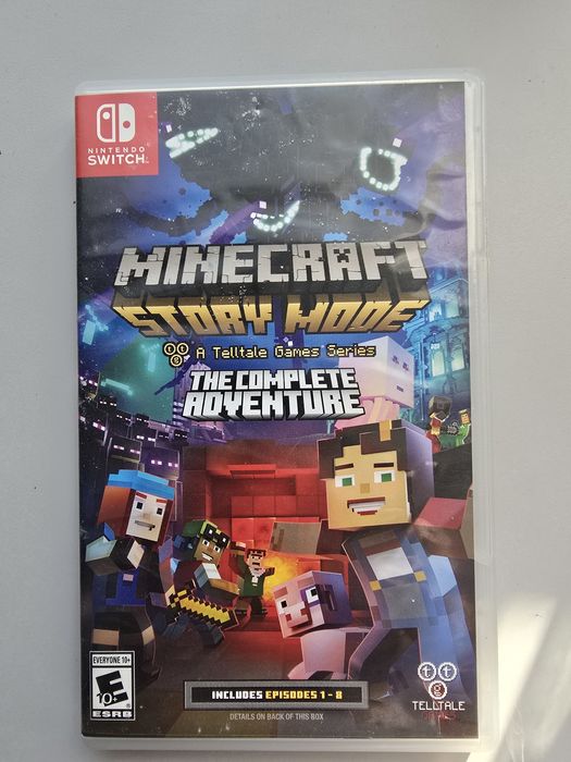 Minecraft craft story mode картридж для нинтендо свитч