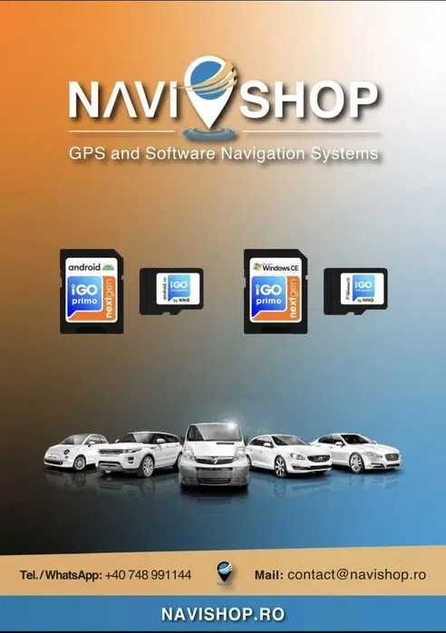 MicroSD Card GPS Navi WinCE iGO Primo NextGen EUR/RUS/TUR PKW+Camion