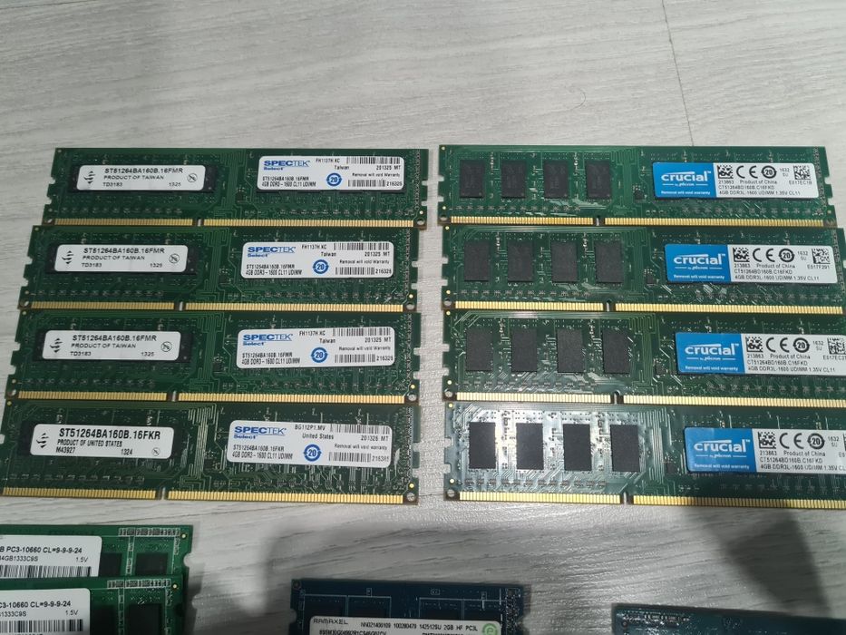 Озу ddr3 ddr4 2-8гб ПК и ноутбук