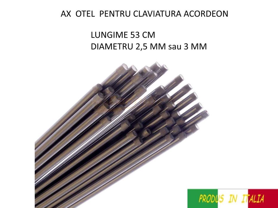Vand ax otel pentru claviatura acordeon  - Italia
