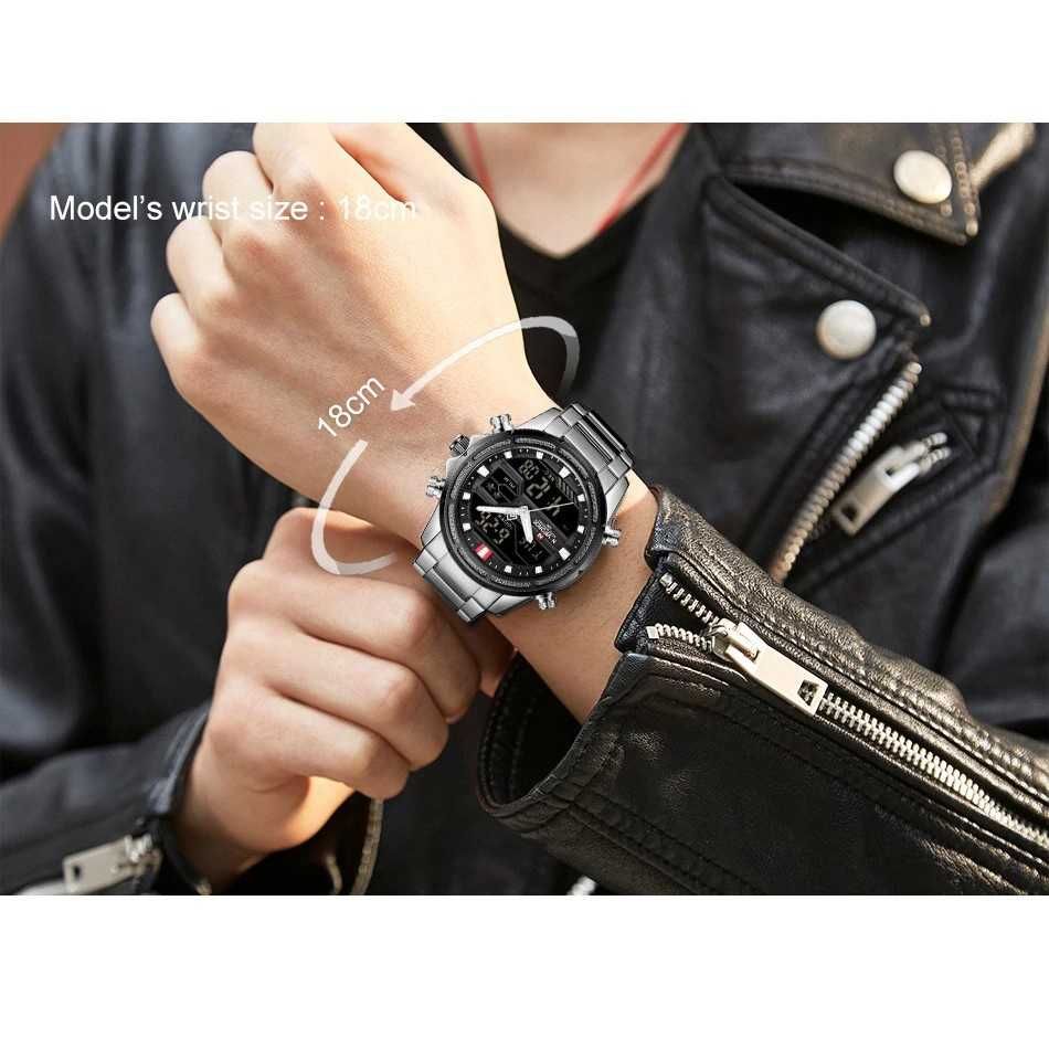 Мъжки часовник Naviforce, Кварцов, Неръждаема стомана
