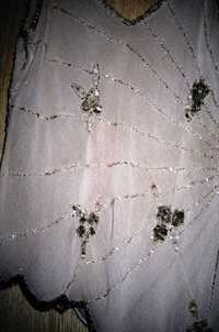 блуза летняя со стеклярусами, паетками, полупрозраная, на 42-44 размер
