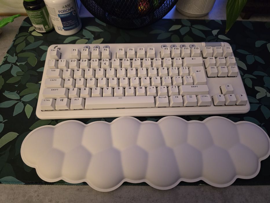 Tastatura wireless Logitech G715, alba, US INTL layout, tactile, RGB