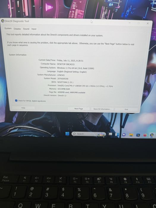Laptop ThinkPad X1 Carbon EXTREM Gen 3 NOU 4K i7-10850H Displ 15,6 SIM