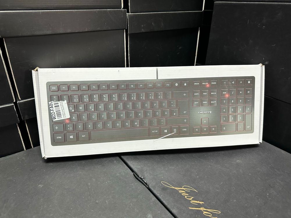 Tastatura clasic CHERRY KC 6000 Slim, negru