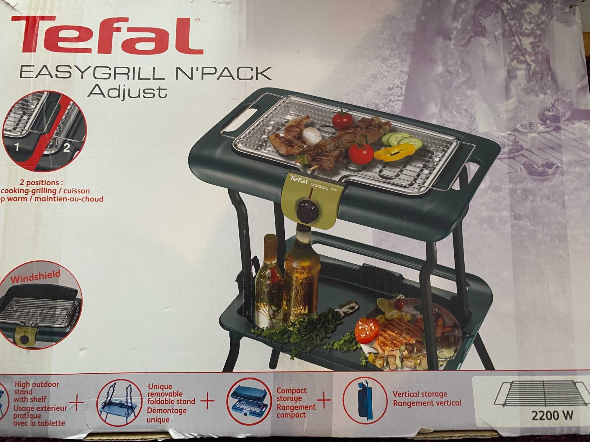 грил-скара Tefal EASYGRILL'N PACK Serie 4