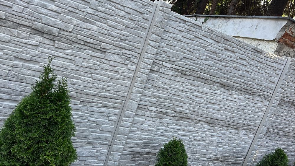 Placi stalpi gard prefabricat beton armat