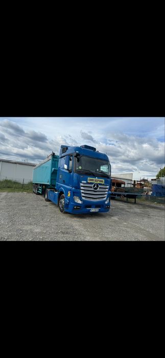 Vand camion mercedez actros 1845/2014 si bena cereale Stas 51 mc /2015