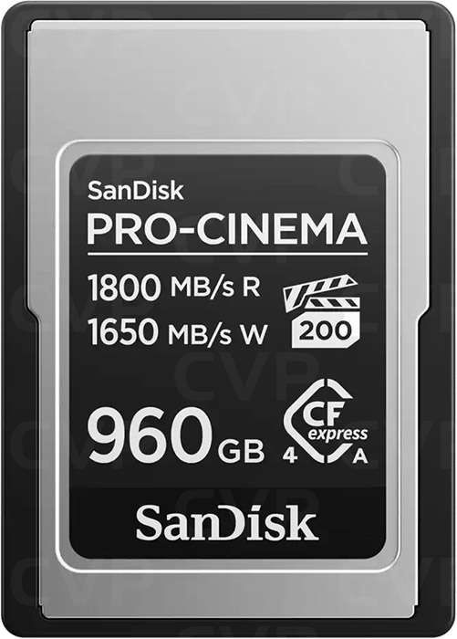 Card 960GB SanDisk PRO-Cinema CFexpress Type A. 1800MB/s. 4K/6K/8K