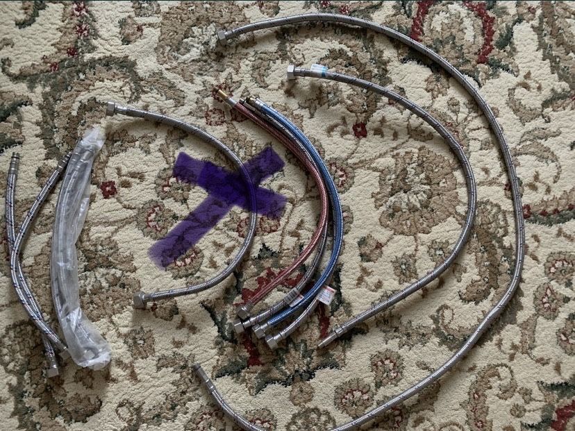 Подводки гибкие для воды