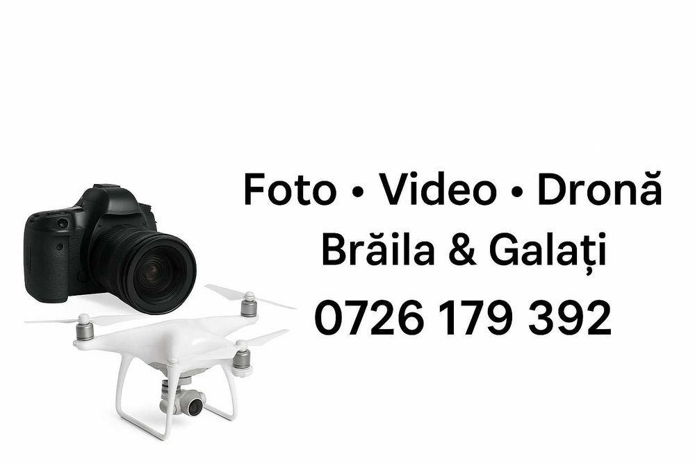 Fotograf & Videograf Nuntă/Botez – Pachete Complete Foto-Video + Album