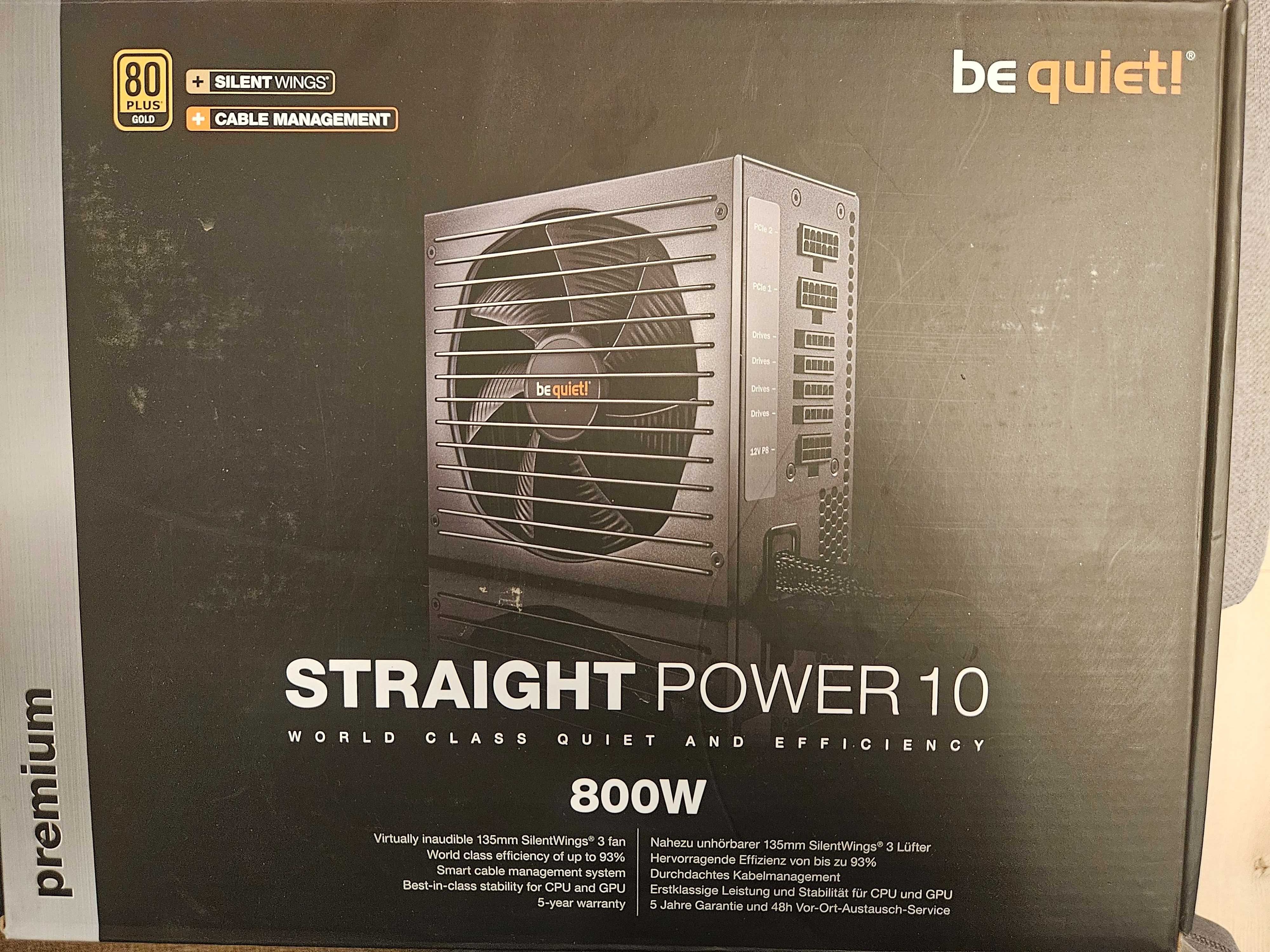 Sursa be quiet Straight Power 10 800W 80+ Gold, 800W.