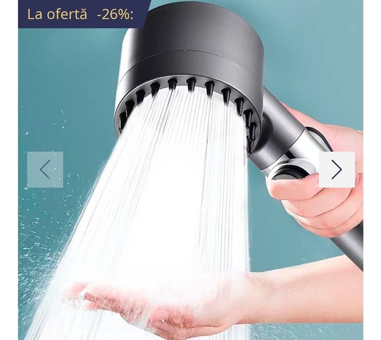 Para dus apa LUX,cap dus baie par/masaj celulita,spaShower