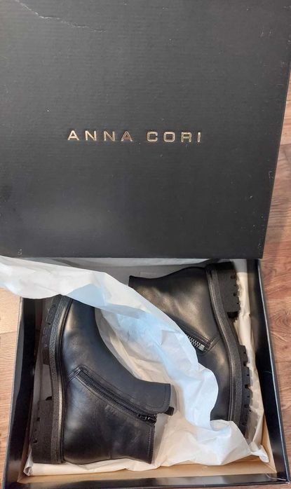 Botine dama negre piele naturala