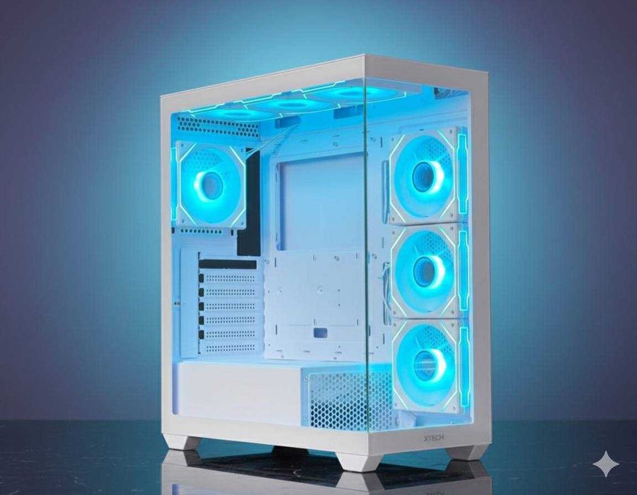 Белая мощная сборка с i5-12600KF ОЗУ 32гб SSD 256gb HDD 1tb