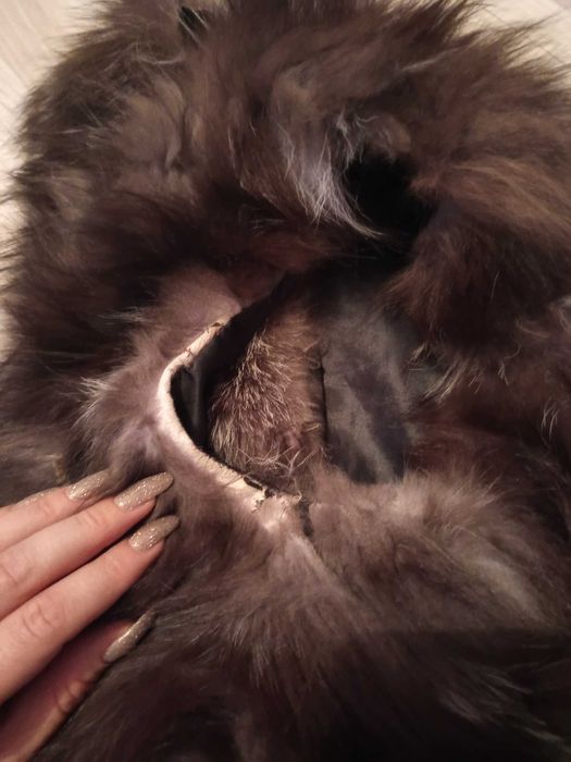 Дамски елек от естествен косъм