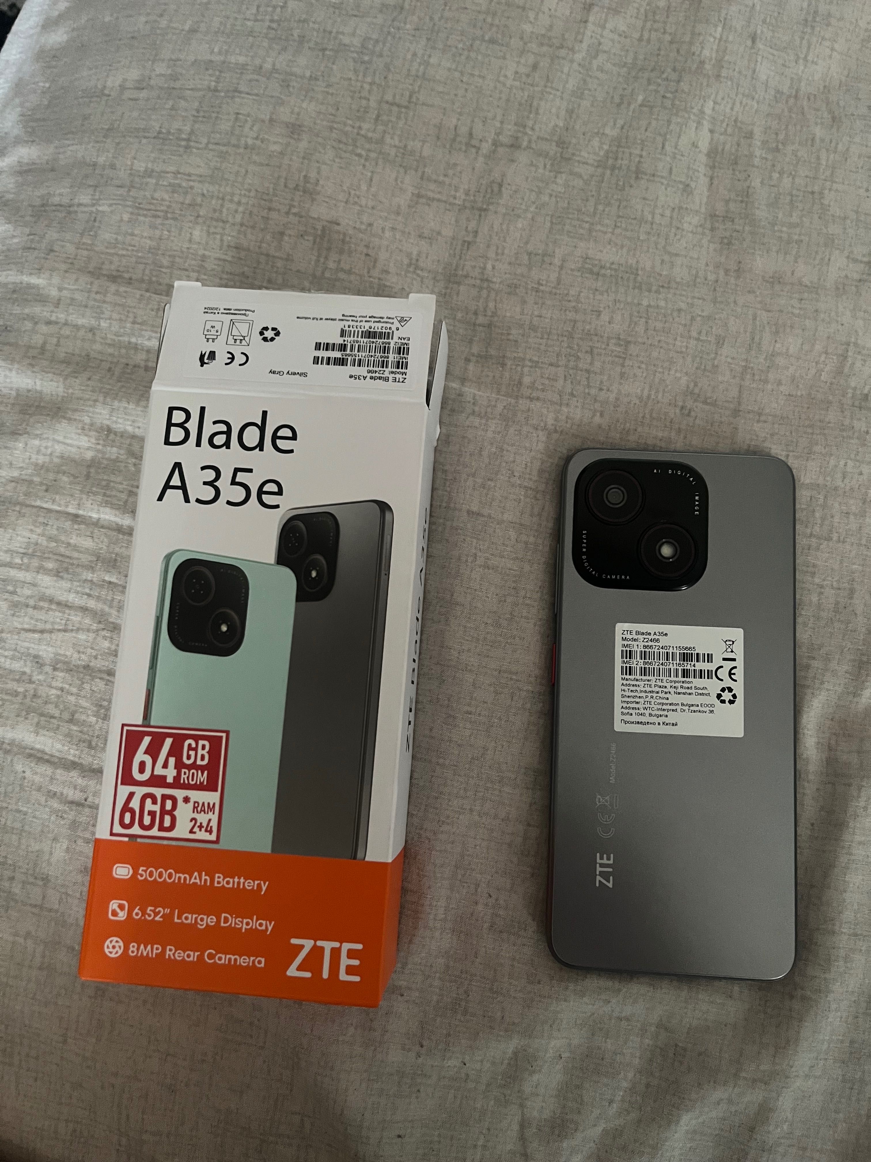 Телефон blade a35e
