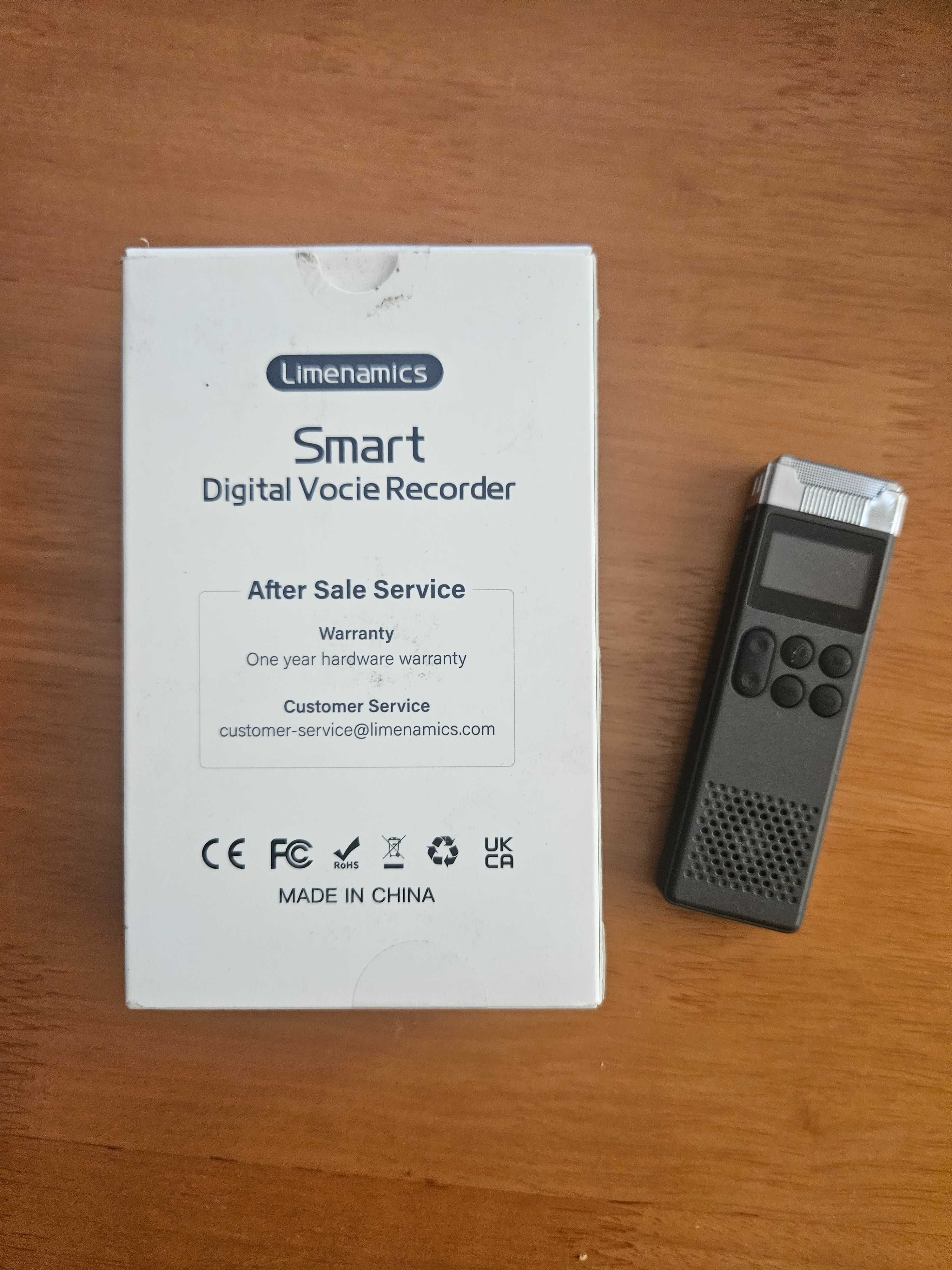 диктофон limenamics smart digital voice recorder 32gb