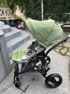 Комбинирана бебешка количка Britax- кошче за новородено, лятна седалка