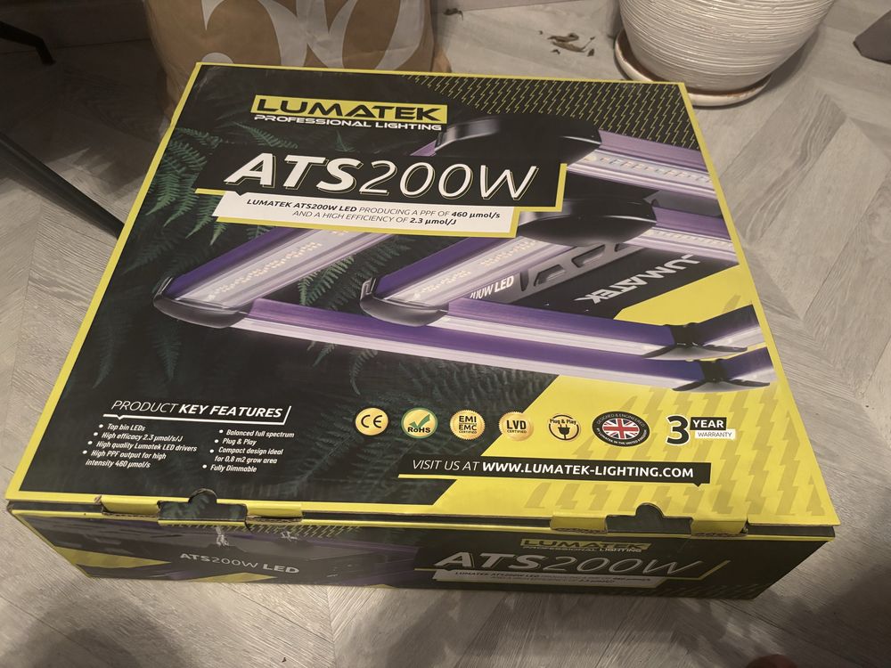 Led ,grow lamp лед лампа гроу lumatek 200w