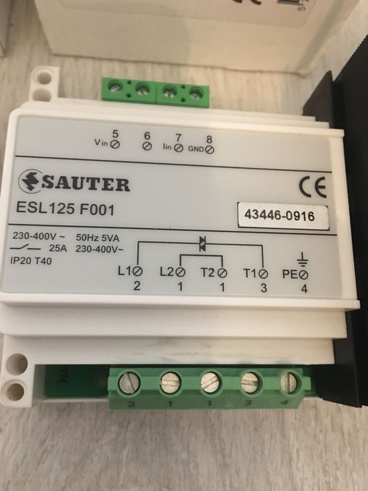 Reducere-Sauter ESL 116-125, electronic power control unit