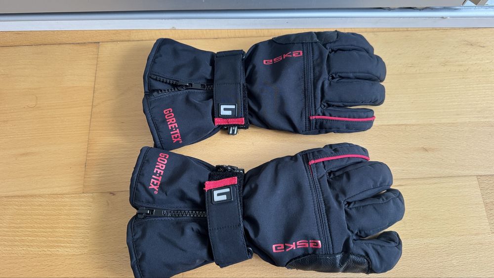 Manusi ski snowboard Eska L 9 gore tex piele naturala schi iarna