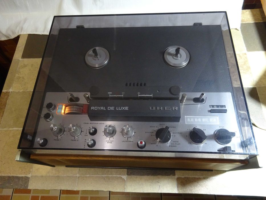 Magnetofon vintage Uher Royal de luxe/Z324 4 piste /stereo