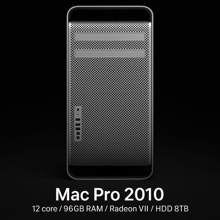 Mac Pro 5,1 2010 - 12 Core / 96GB RAM / Radeon VII 16GB / 8TB HDD