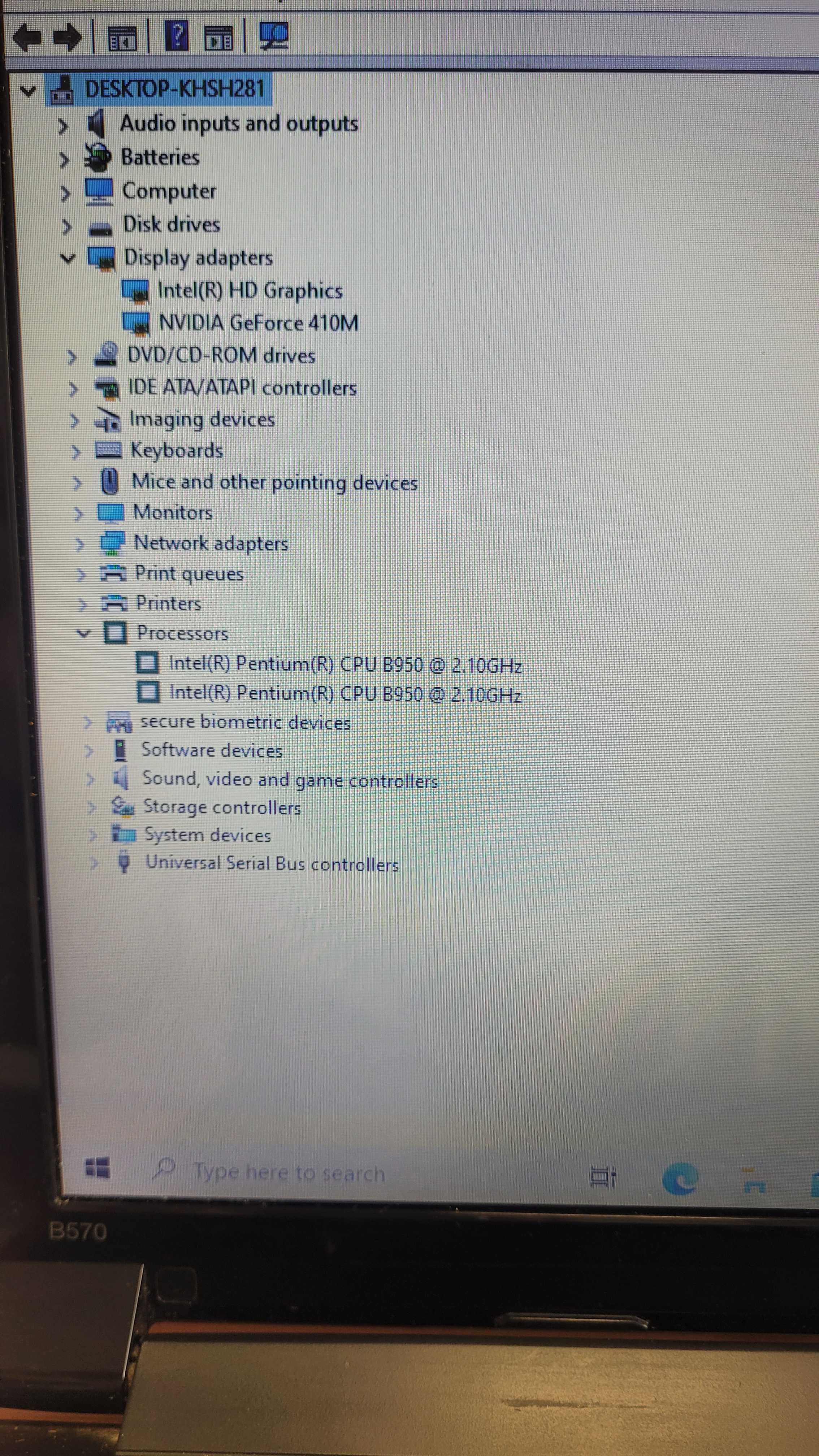 Lenovo Ideapad B570