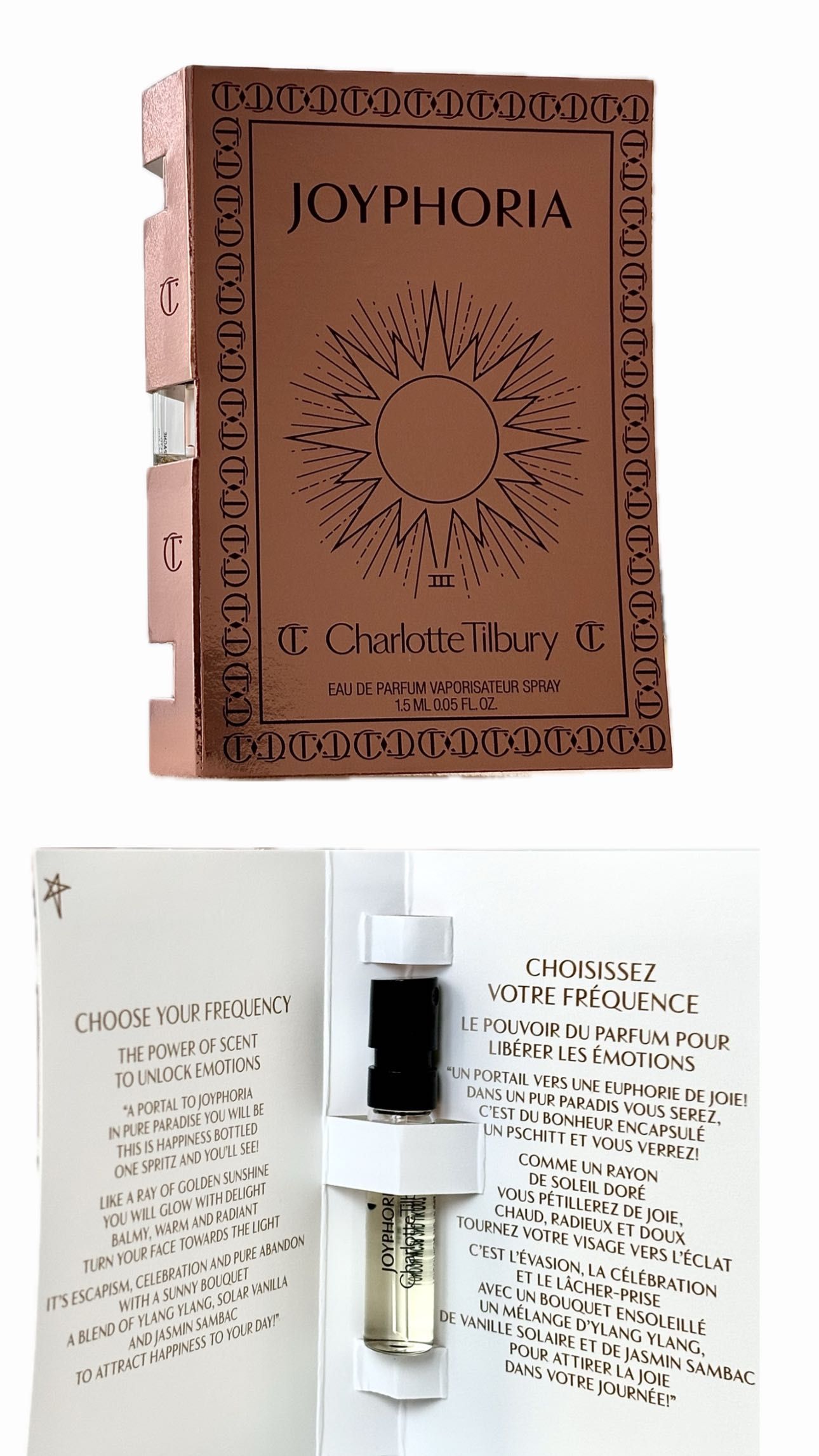 Ексклузивни мостри на новите парфюми Charlotte Tilbury 1,5 ml