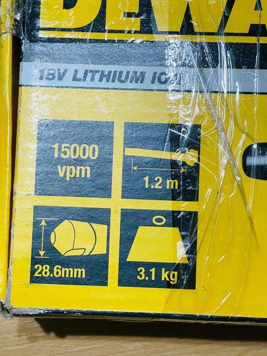 Vibrator beton Dewalt dce531 N-xj – XR 18 V fără încărcător/baterie