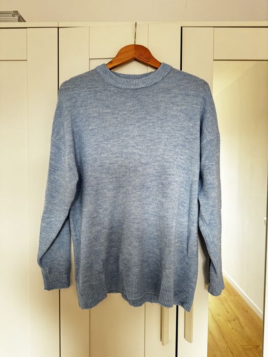 Pulover moale albastru deschis