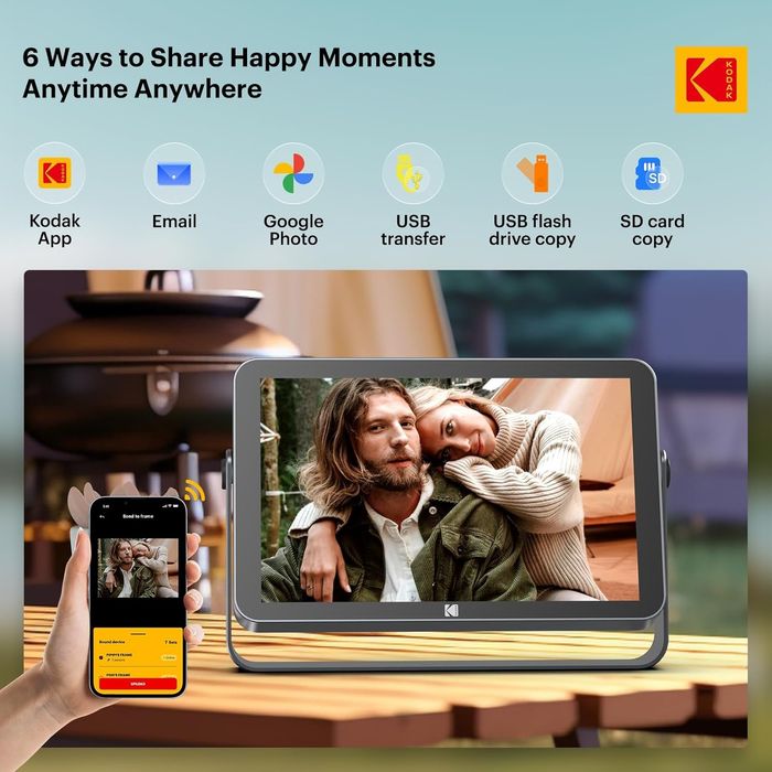 Цифровая фоторамка Kodak 10 дюйма Full HD экран , 32 gb + Wi Fi
