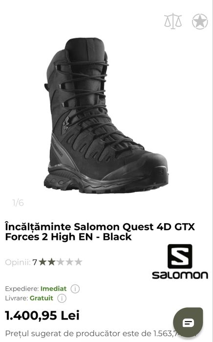 Bocanci Salomon Quest 4D GTX Forces 2