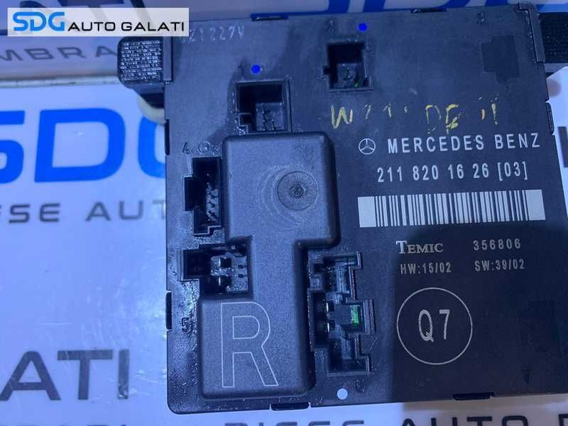 Unitate Modul Calculator Control Confort Usa Portiera Dreapta Spate Mercedes Clasa E Class W212 2002 - 2009 Cod 2118201626 A2118201626 [L4041]