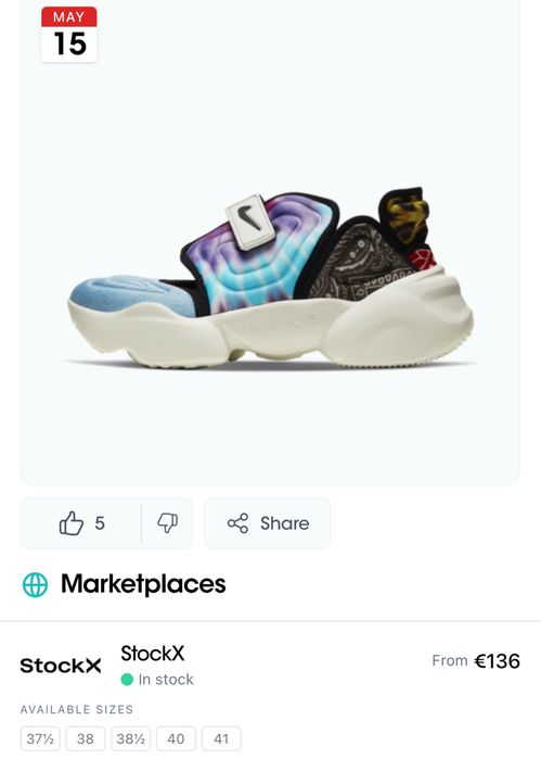 Маратонки NIKE AQUA RIFT Multi Print .Номер 36