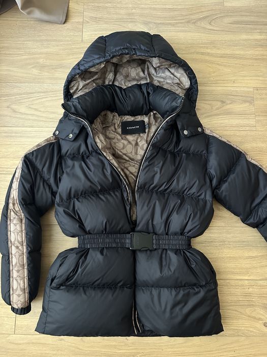 ОРИГИНАЛНО! Coach дамско яке 100% гъши пух размер XS / S