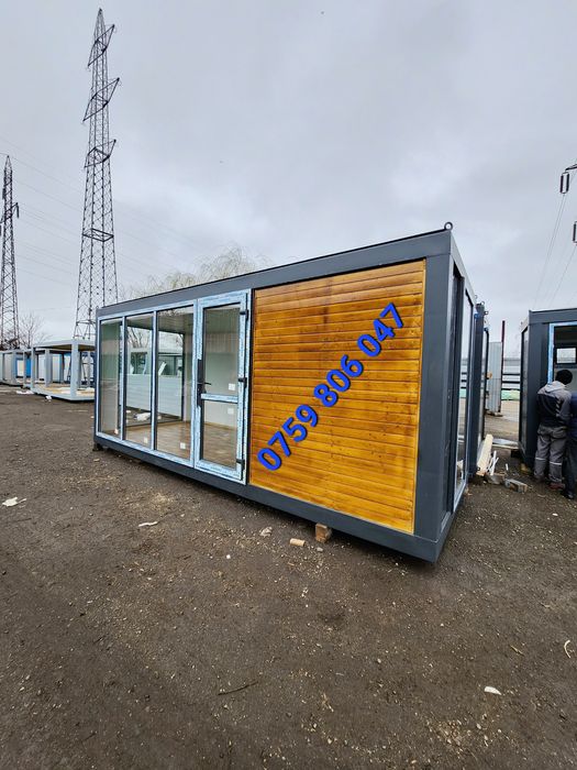 Furnizor Containere Modulare tip vitrina Lambriu Birou Container Pază