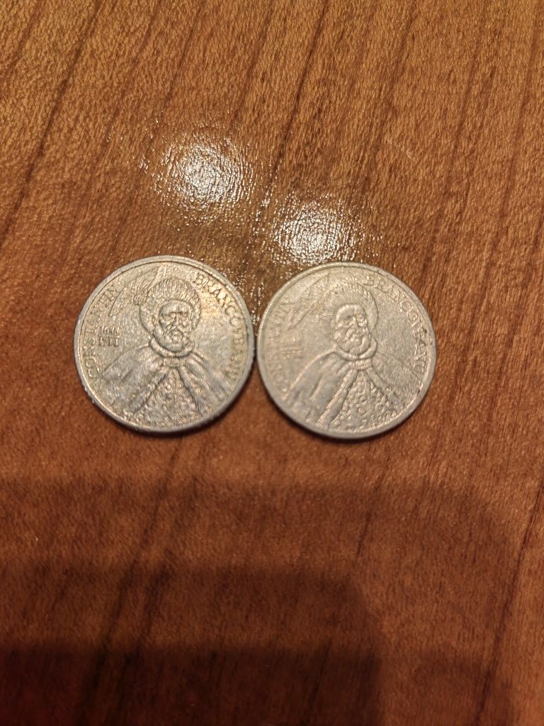 Monede vechi de 500 și 1000 lei