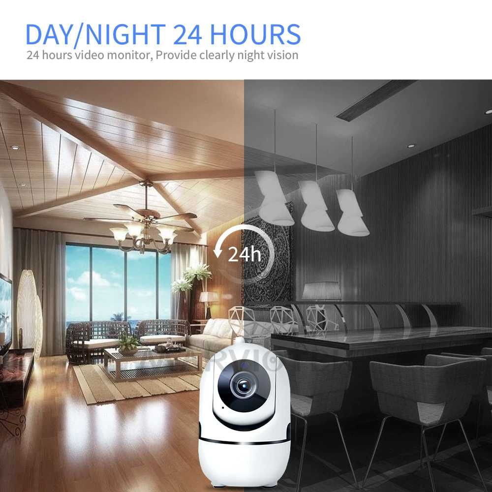 Wifi Смарт камера, Бебефон,нощно виждане,сензор движение и звук,охрана