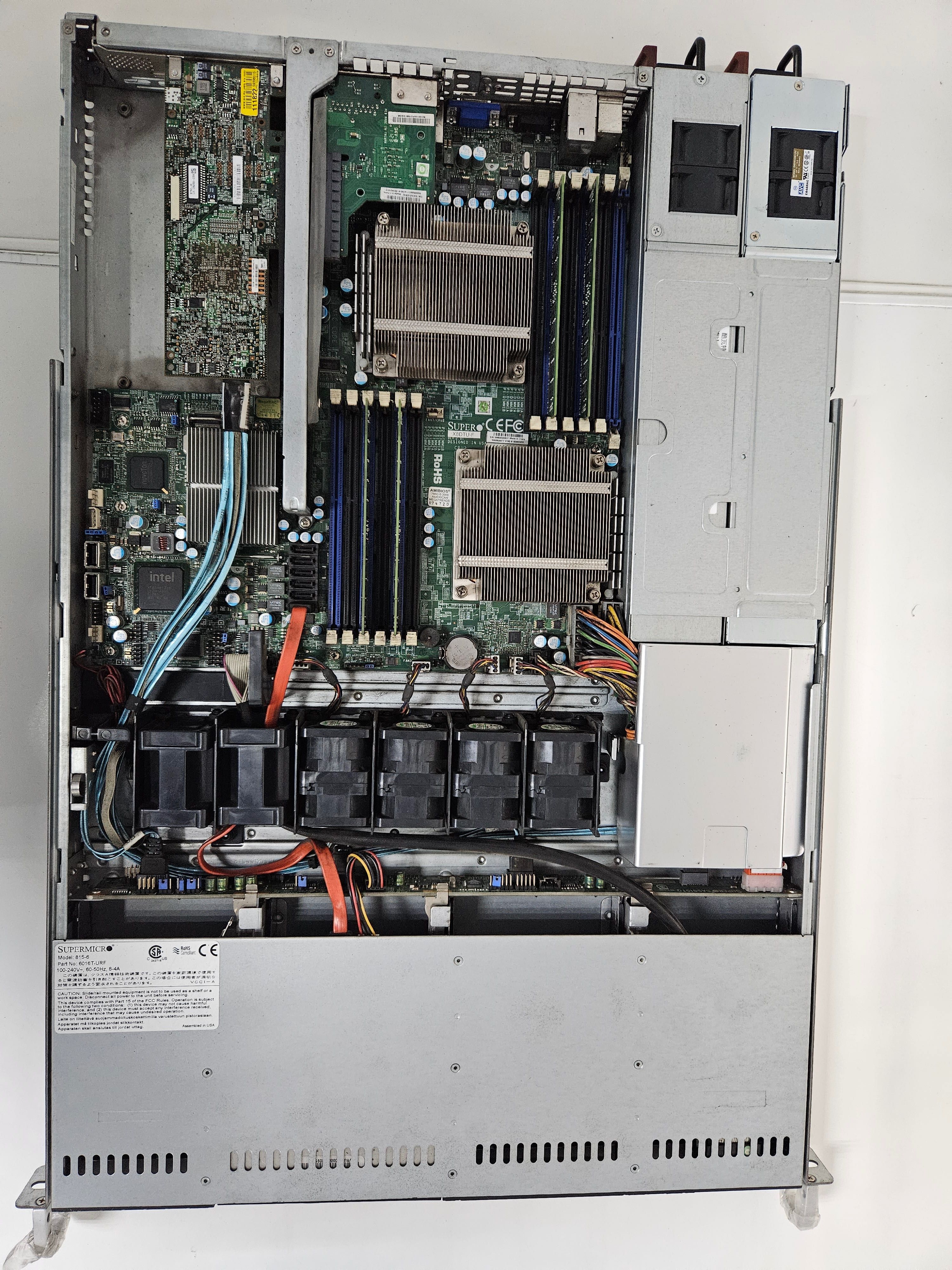 Сервер Supermicro SuperMicro 1U 6016T-URF