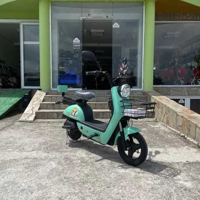 Електрически скутер с педали MaxMotors 500W 2023 500W/48V/12AH - GREEN