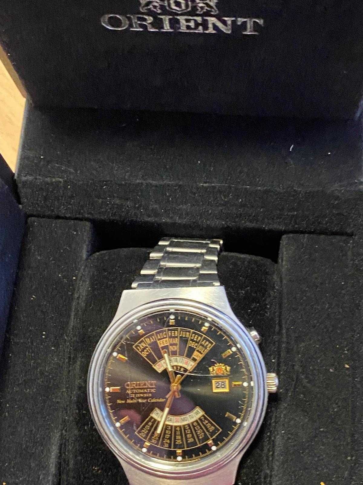 Ceas Orient mare cadran negru automatic Japan