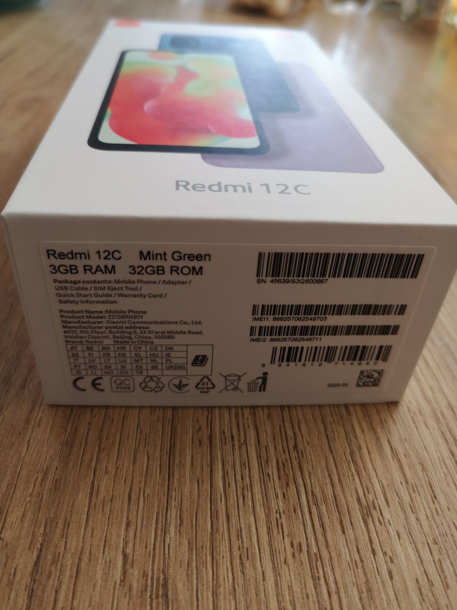 Redmi 12С Запечатан