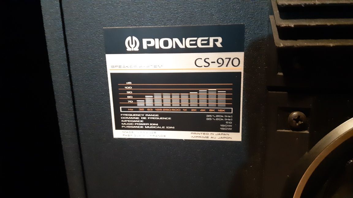 Boxe Pioneer CS 970 cu stand-uri originale!