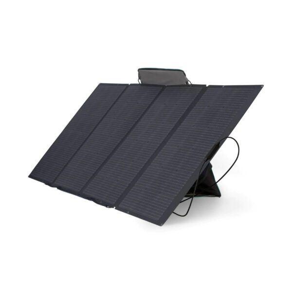 Panou Solar EcoFlow 400W portabil - tip servieta umar