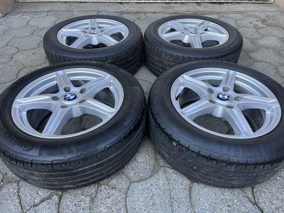 Jante aliaj 5x120mm, anvelope 205/55 R16, BMW E46 E90 E91 E87 E81 F20